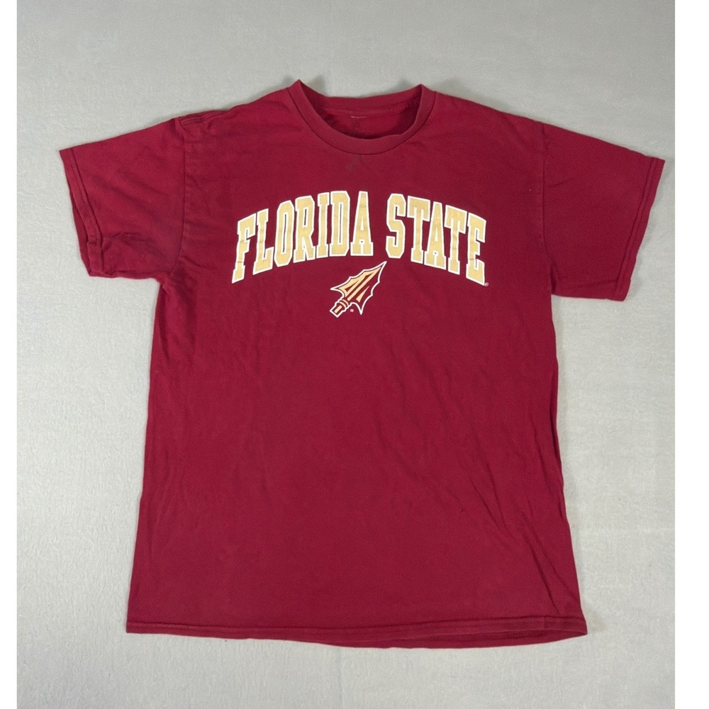 Top of the World Florida State Seminoles T-Shirt Mens Small Garnet Red FSU Spear
